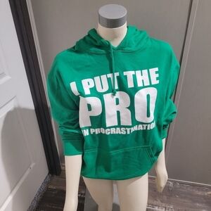I put the pro in procrastination mens XL sweatshirt